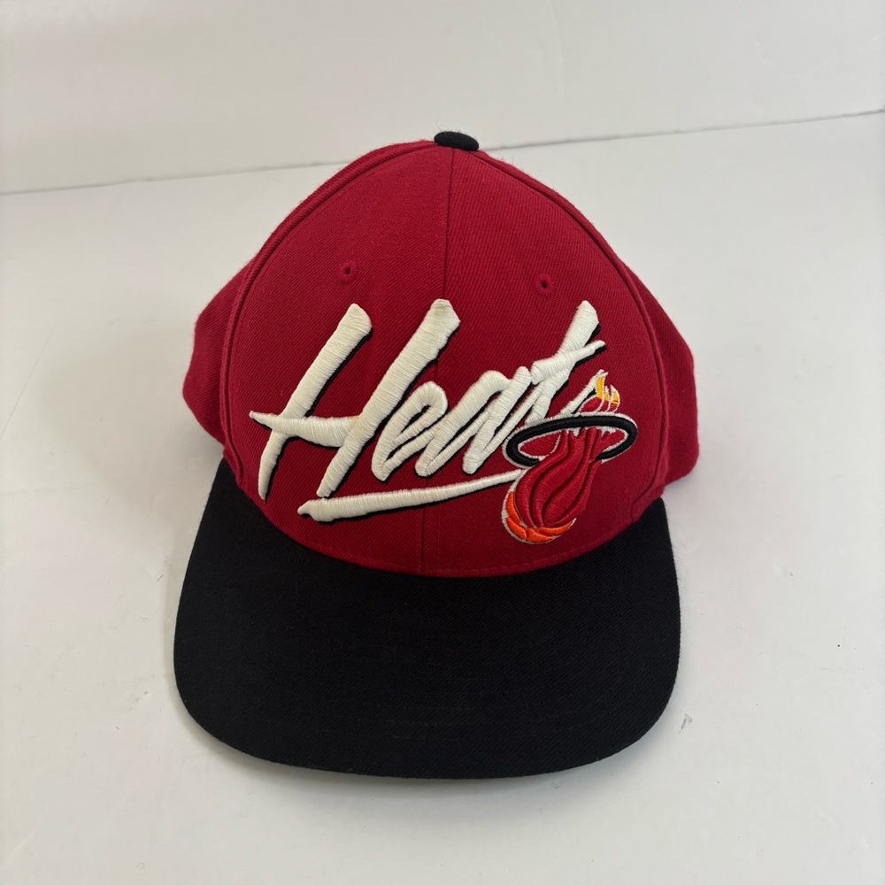 Miami Heat Mitchell & Ness Red Cap